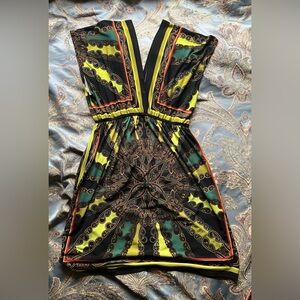 Size Medium symmetrical front/back dress. Eye catching.